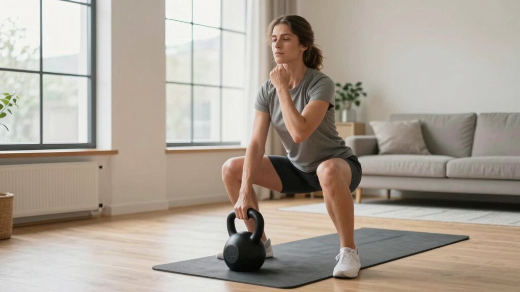 breathing bracing power through stance