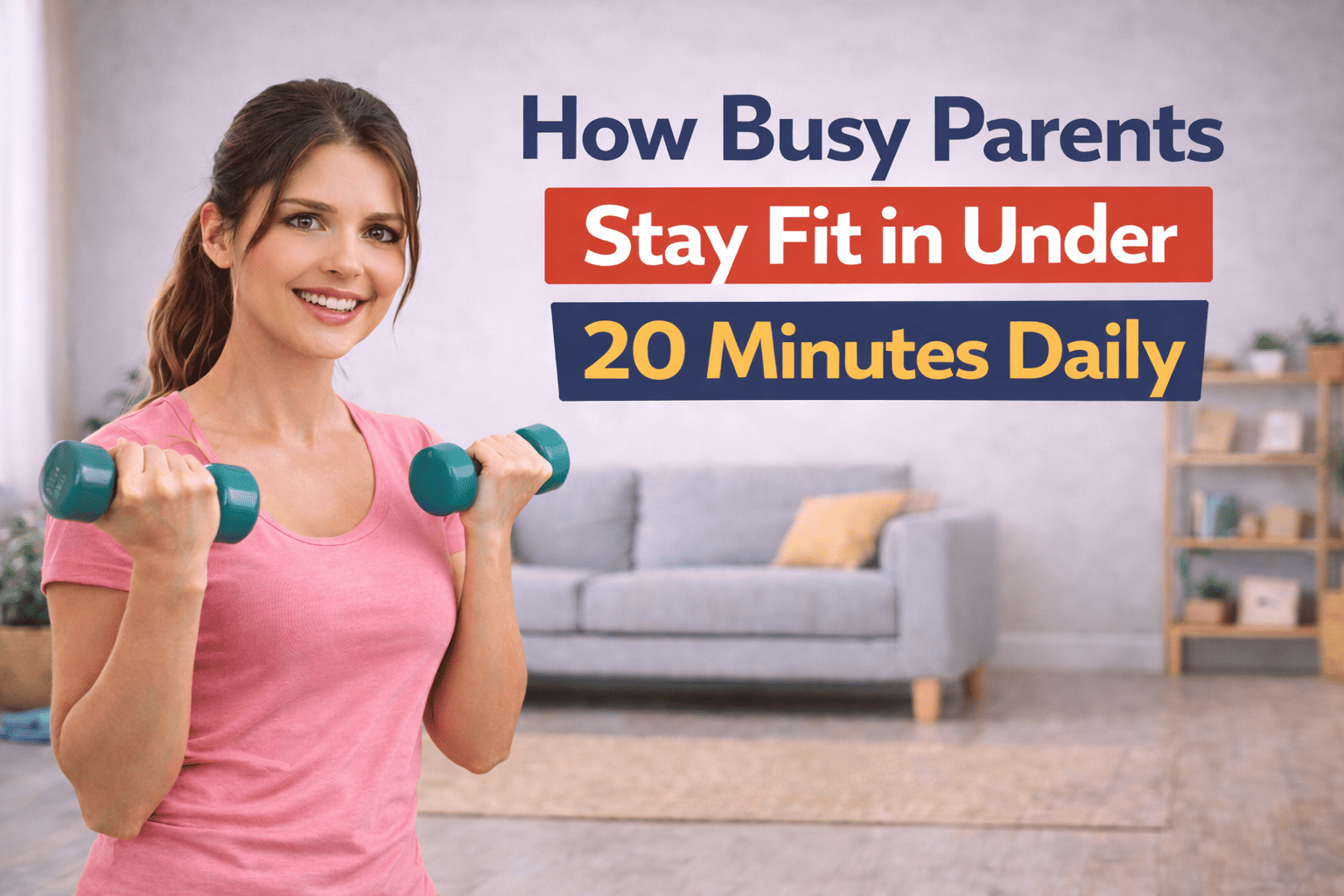 How parents stay fit with 20 minutes daily workouts