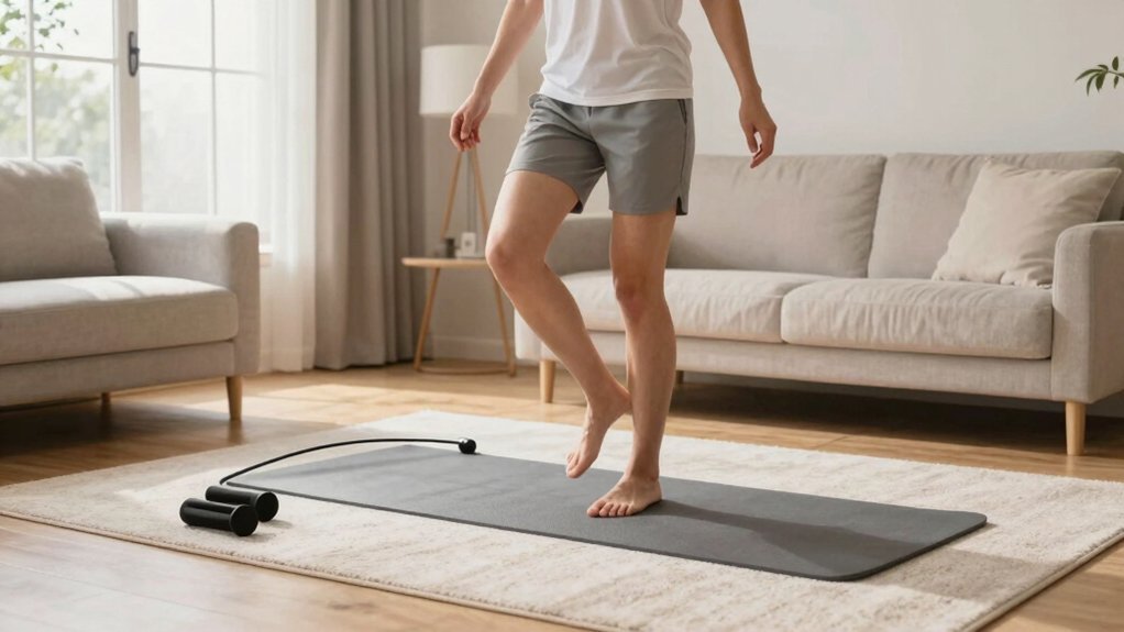 in place small space cardio circuit