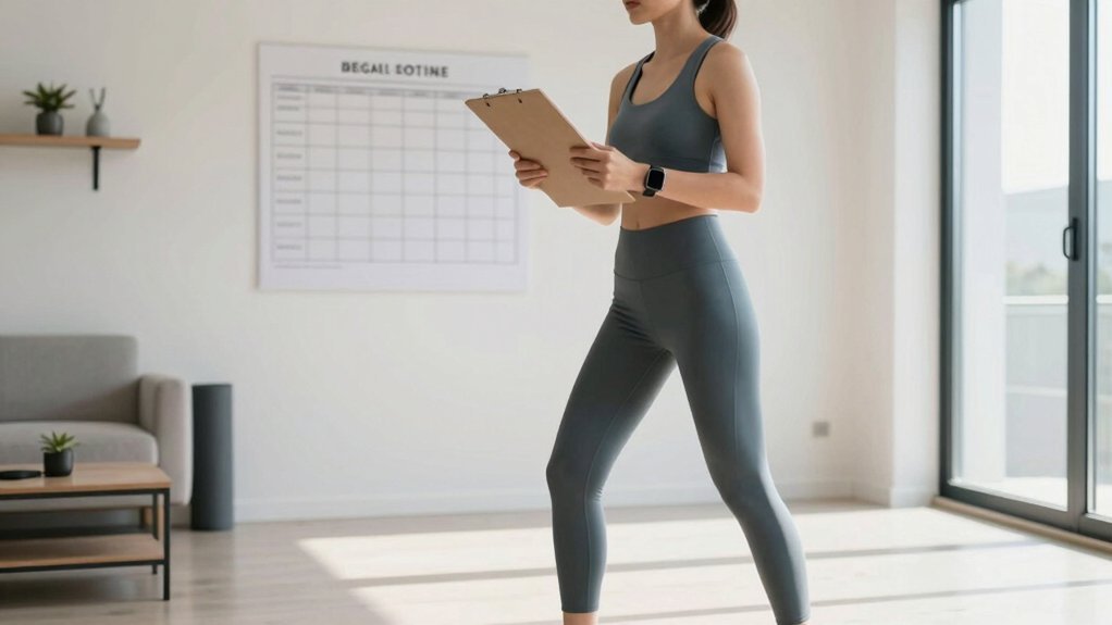 set realistic trackable four week goals