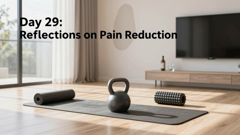 small daily swings reduce pain