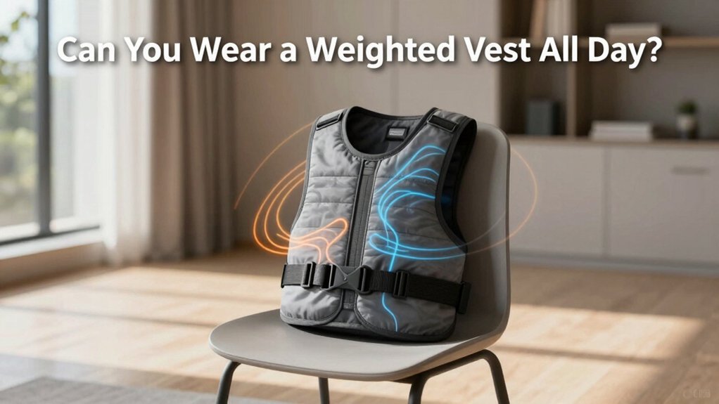 weighted vest boosts daily burn slightly