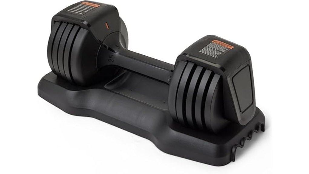 amazon basics adjustable dumbbell 25lb