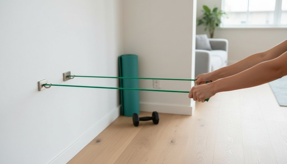 bedroom functional fitness corner