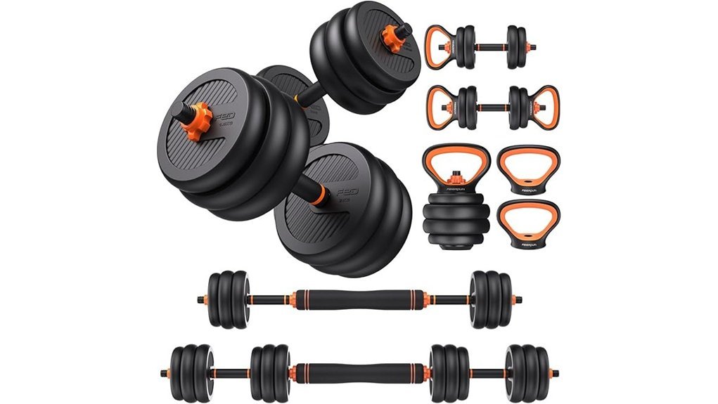 feierdun 5 in 1 dumbbells