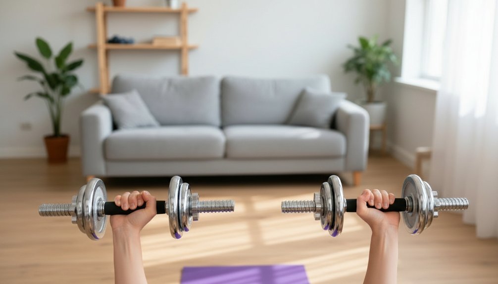 weekly home workout plan structure