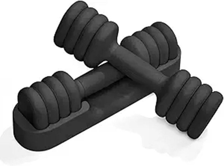 yottoy adjustable dumbbells 2 5 lb each