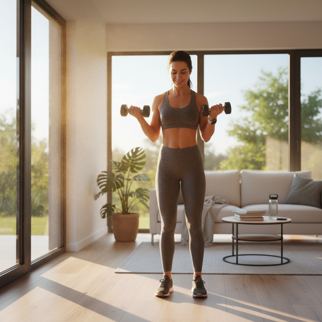 Bicep Workout at Home: Curls, Holds, and Gains