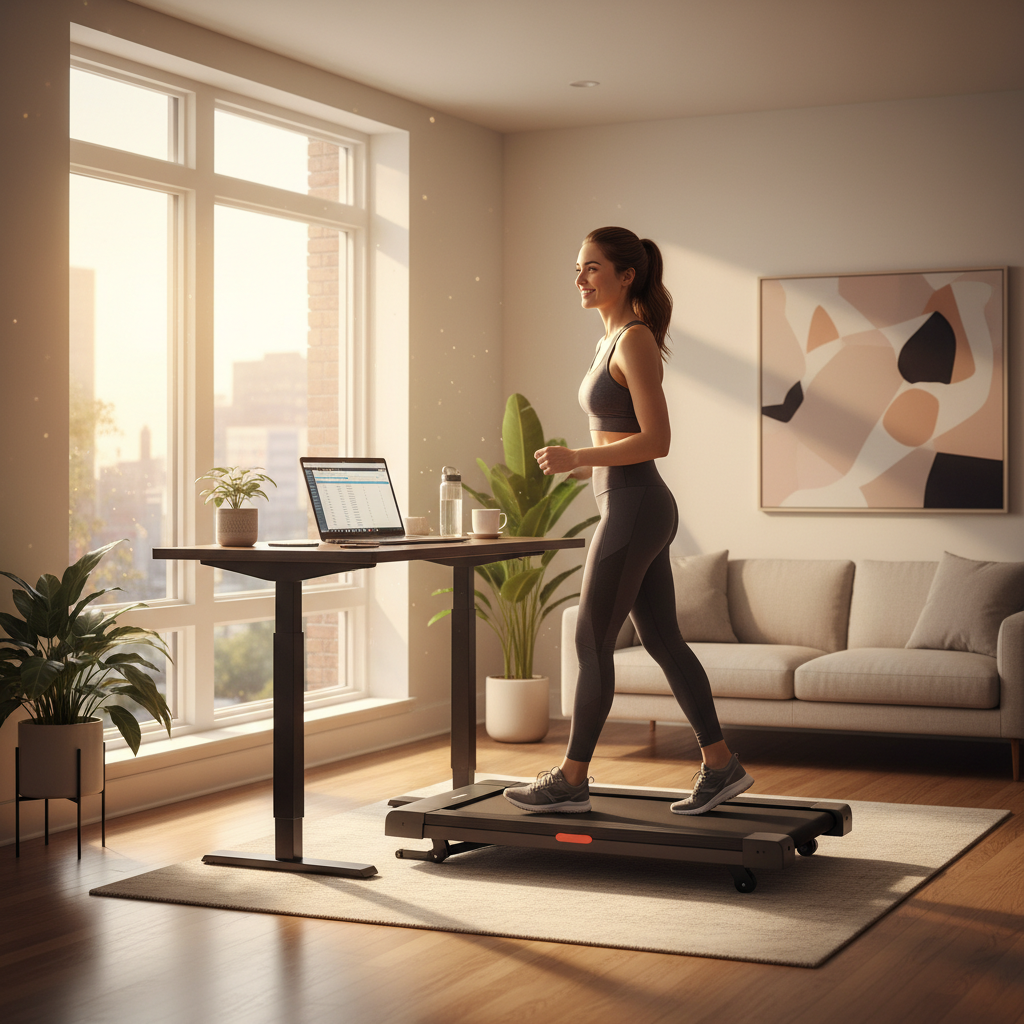 How to Hit Your Step Goals at Home: Desk Treadmill & Walking Guide