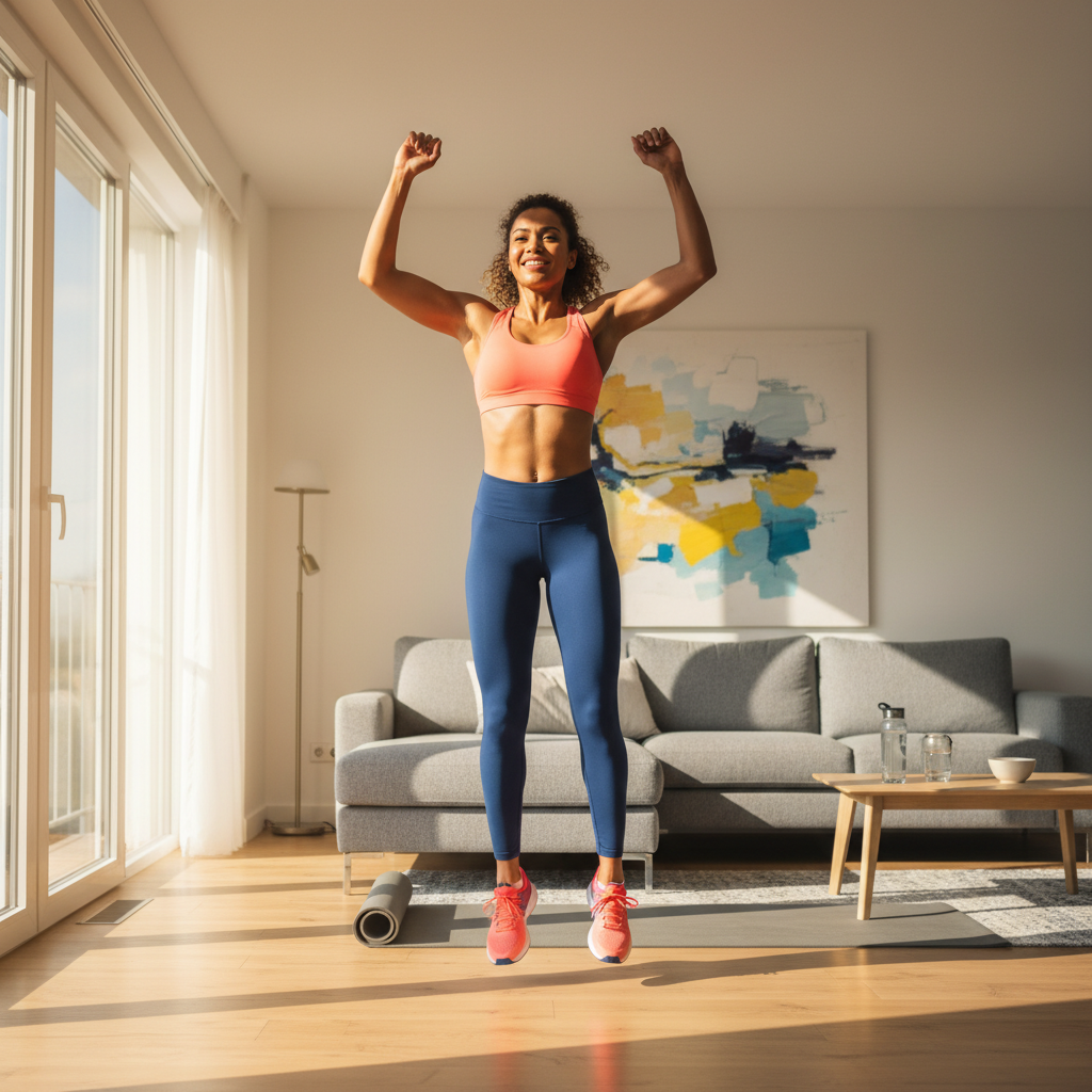 Low-Impact Cardio at Home for Bad Knees (12 Exercises)